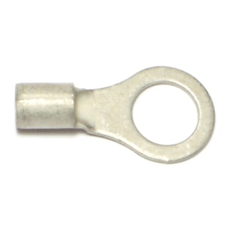 Midwest Fastener Ring Terminal, 10 AWG, Bare Insulated, 8 PK 66985